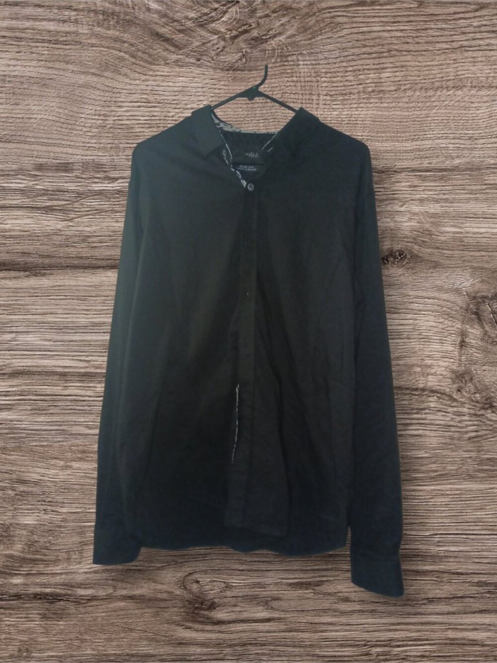 BKE Premium Slim Fit Floral Button Up Shirt Men’s XXL Black White
